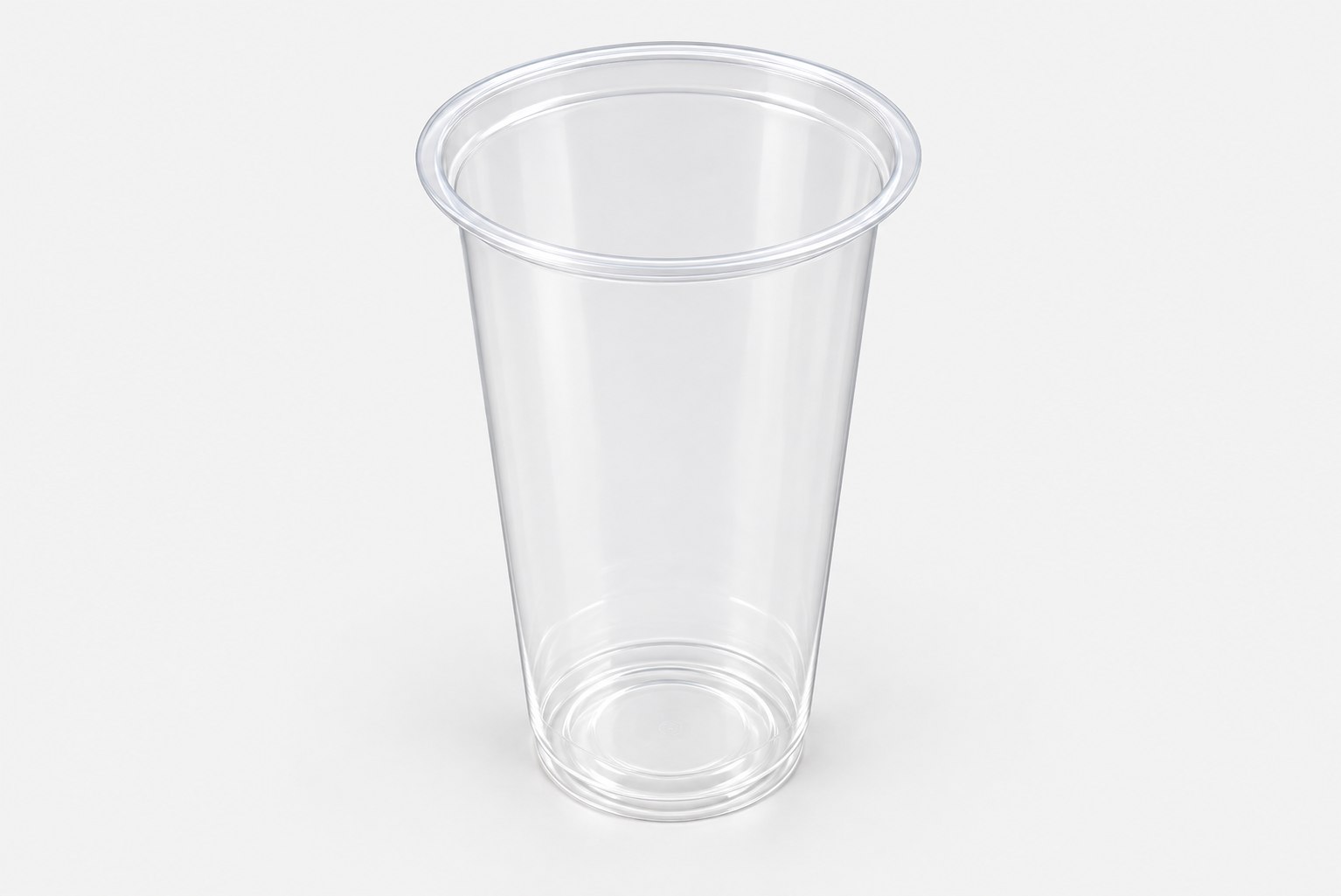 Clear disposable cup 600ml — Drinkware