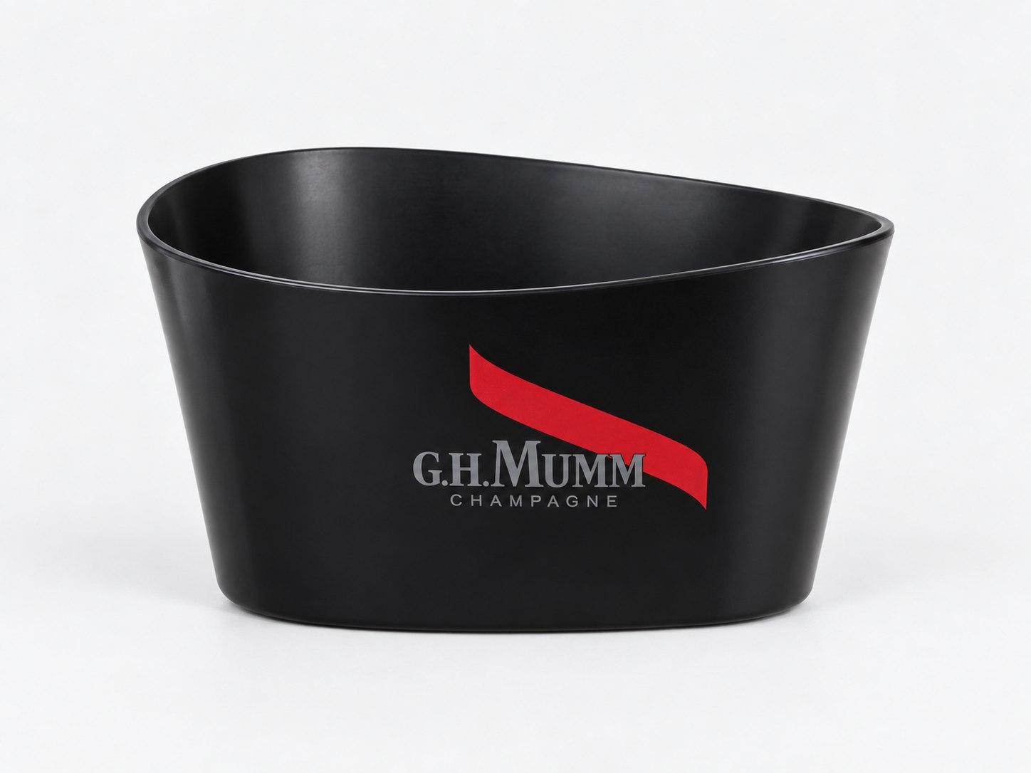 GH Mumm black champagne bucket — Ice Buckets & Coolers