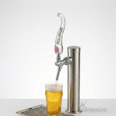 Delirium — Branded beer tap handle